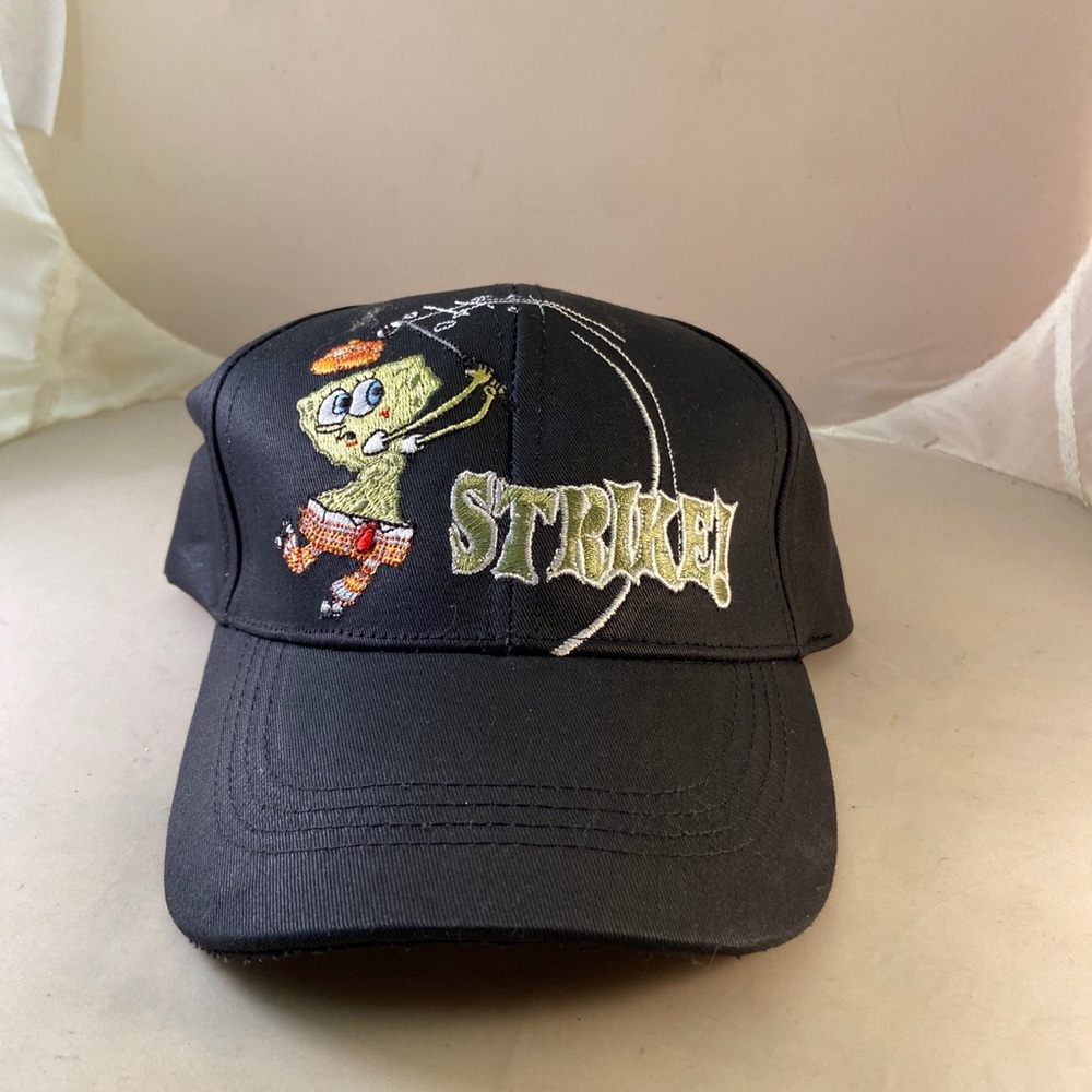 New old stock 2003 SpongeBob SquarePants hat black Strike golf Nickelodeon